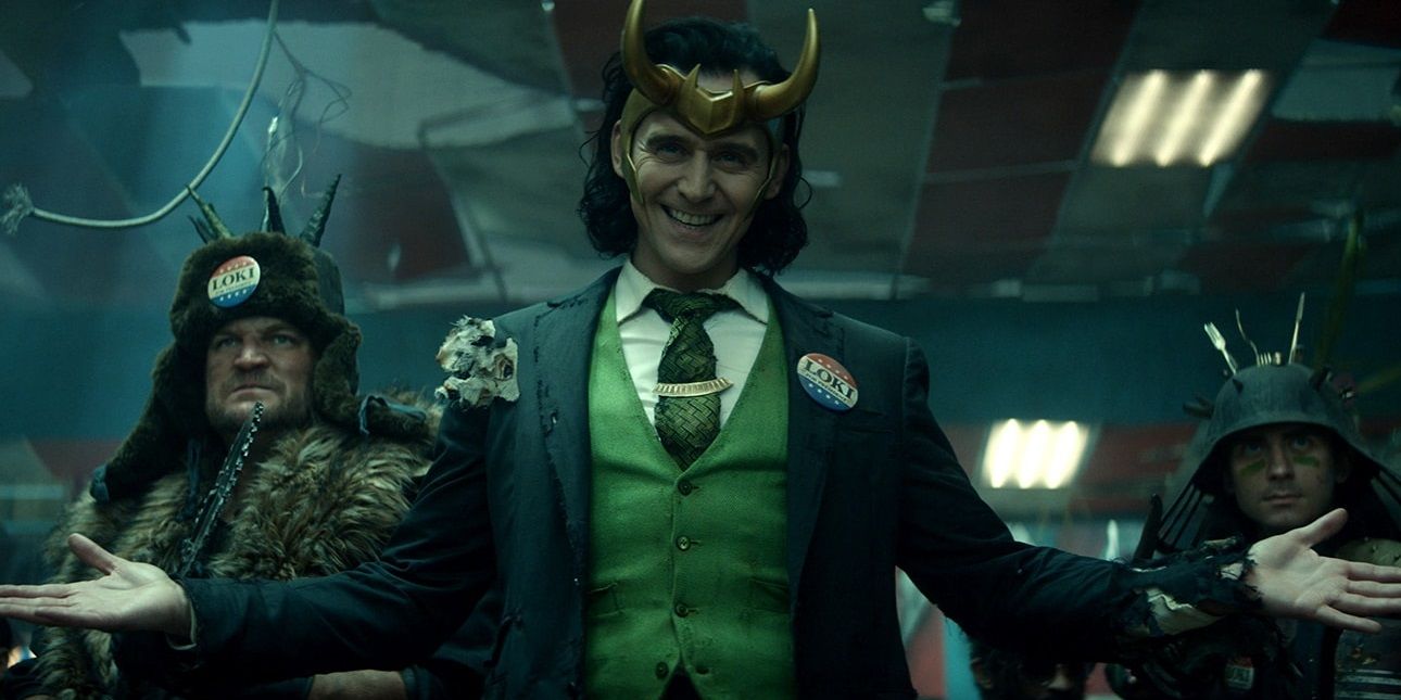 President Loki smiling in Loki